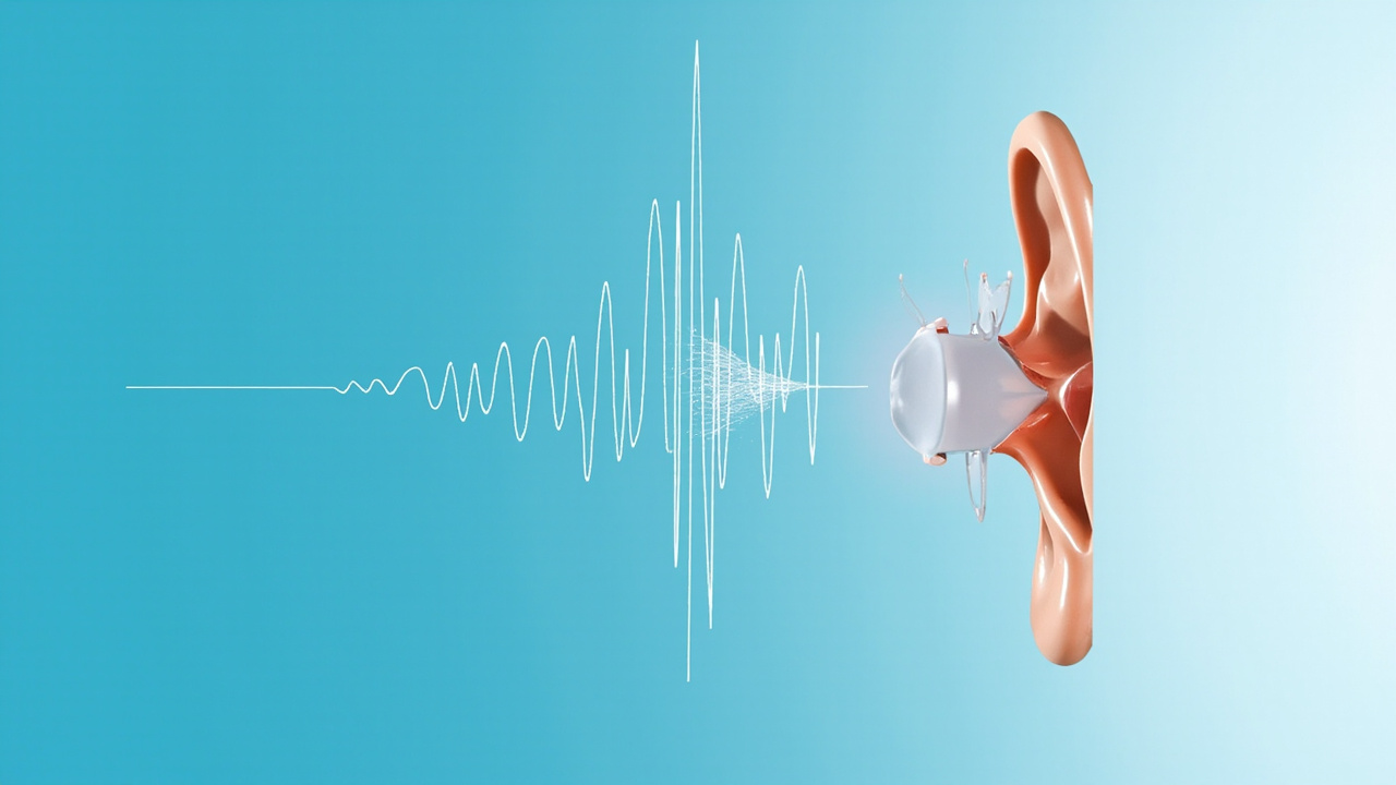 Healthy ear illustration